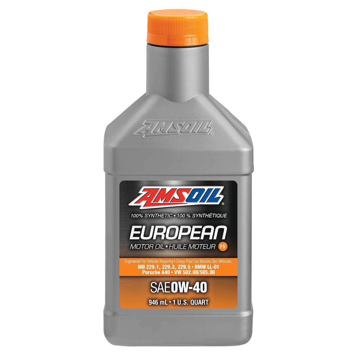 Amsoil European Motor Oil SAE OW - 40 946ml - Makina Auto Parts